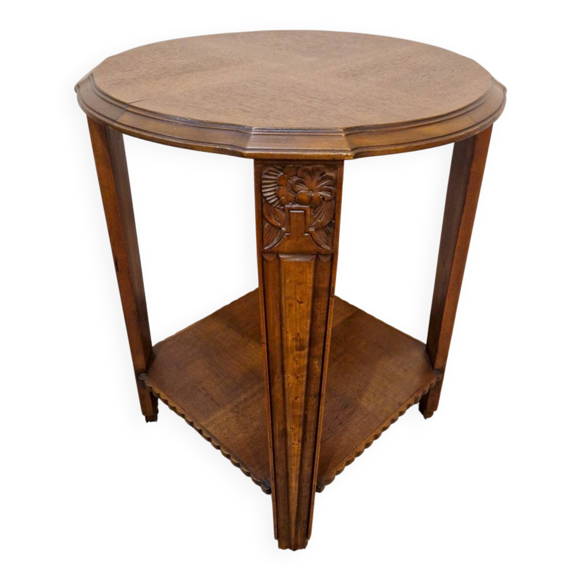 Side table in walnut - Art Deco