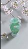 Vase Murano vert à anses – verre soufflé - type “scavo”