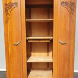 Library Art Deco cabinet curved lines L155