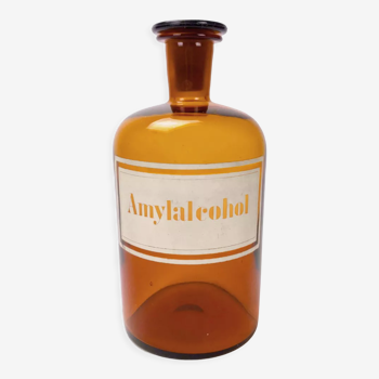 Large apothecary bottle Amyl alcohol
