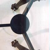 70's Design Table with 19th Century Carved Base