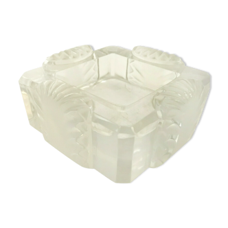 Empty crystal pocket of the 20th century Lalique house