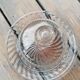 Crystal bell with tray