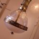 Chandelier, 1920s Holophane pendant light