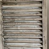 Vintage louvered slat screen