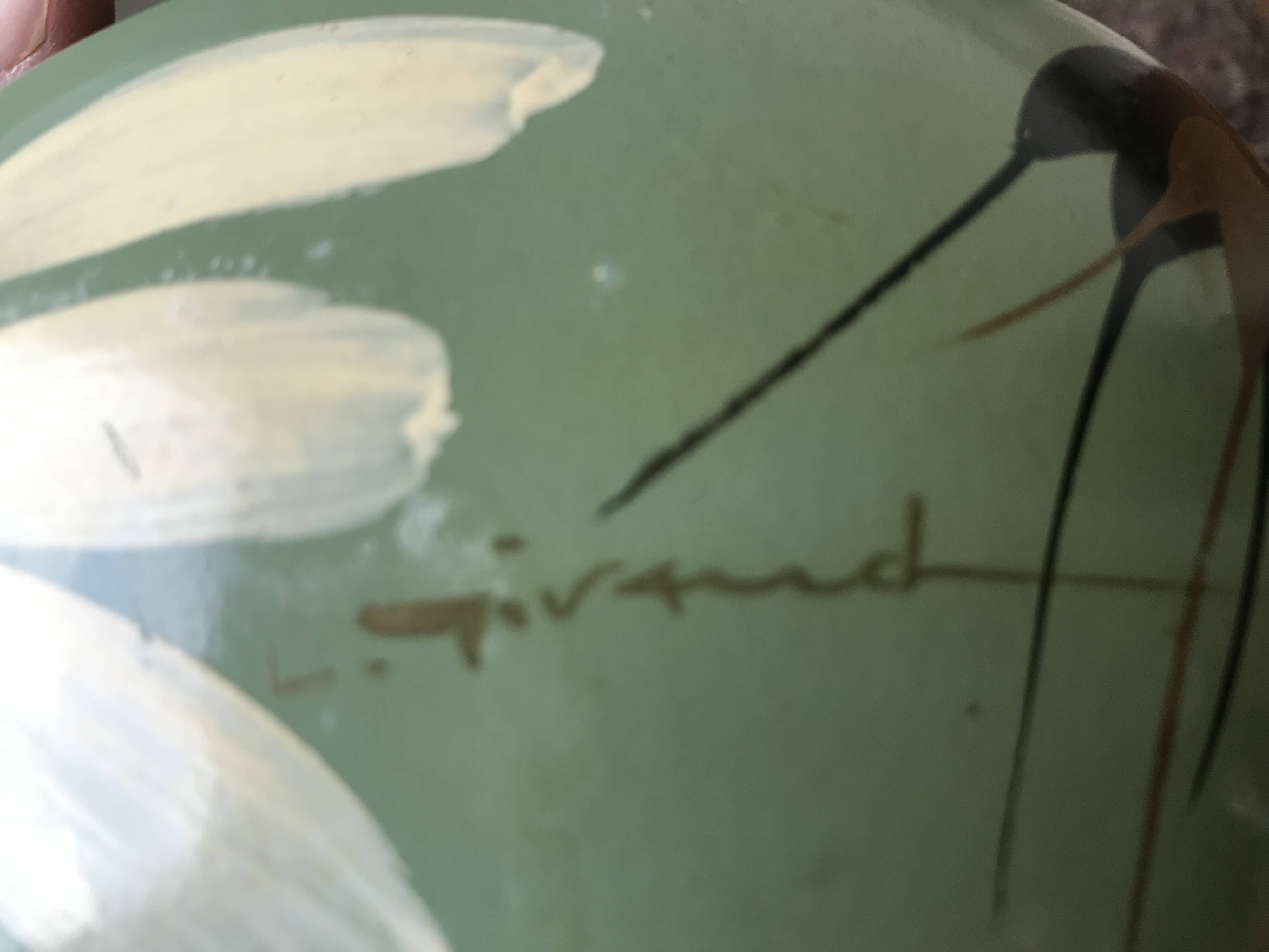 Ceramic vase by Louis Giraud, Vallauris, circa 1940.