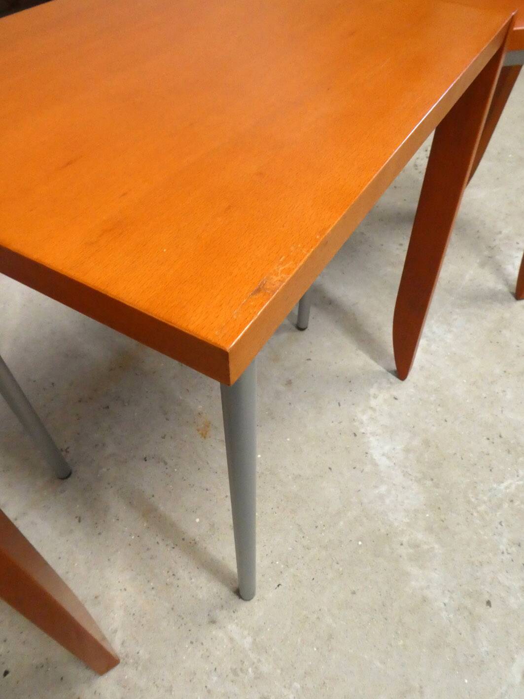 series of 3 nesting tables by Emmanuel Dietrich for Artelano, 1980