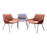 Set of 3 Monk armchairs, Prostoria