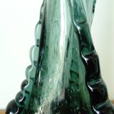 Vintage biot style bubbled glass vase