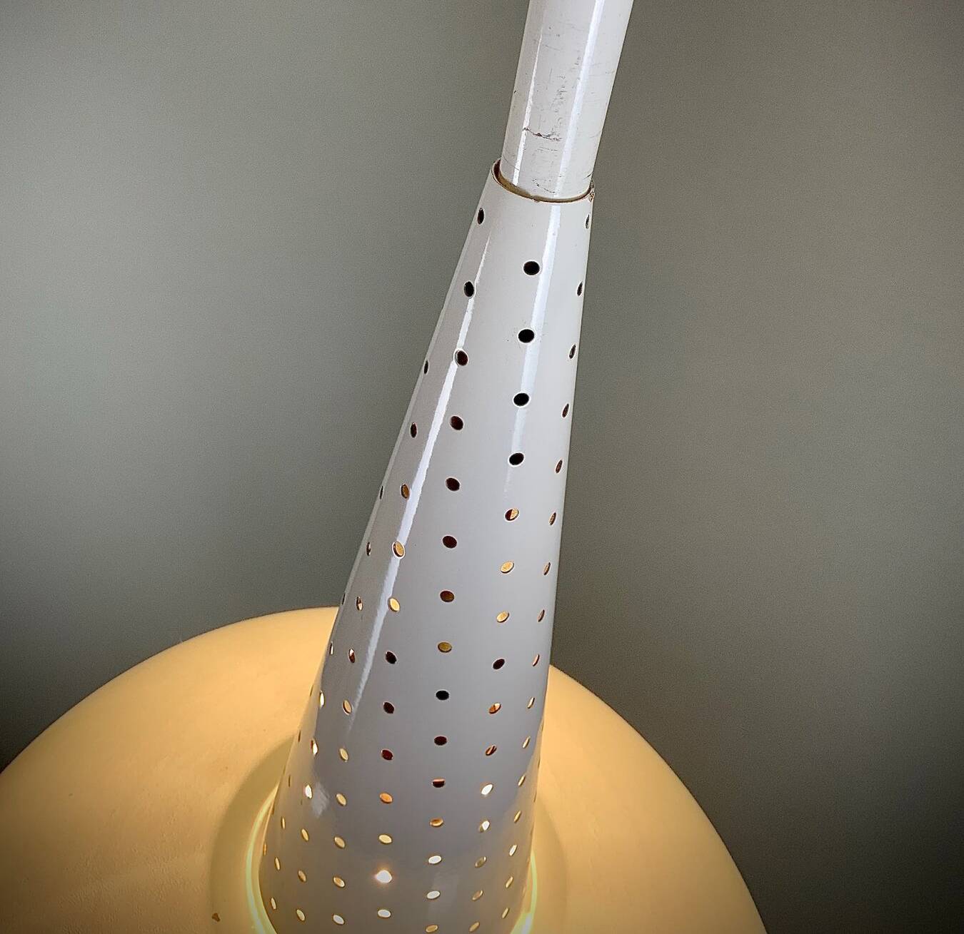 Vintage Modernist Suspension • Holophane • 1950