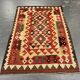 Traditional Tribal Kilim Rug, Multicolour Kilims Wool Area Geometric Carpet