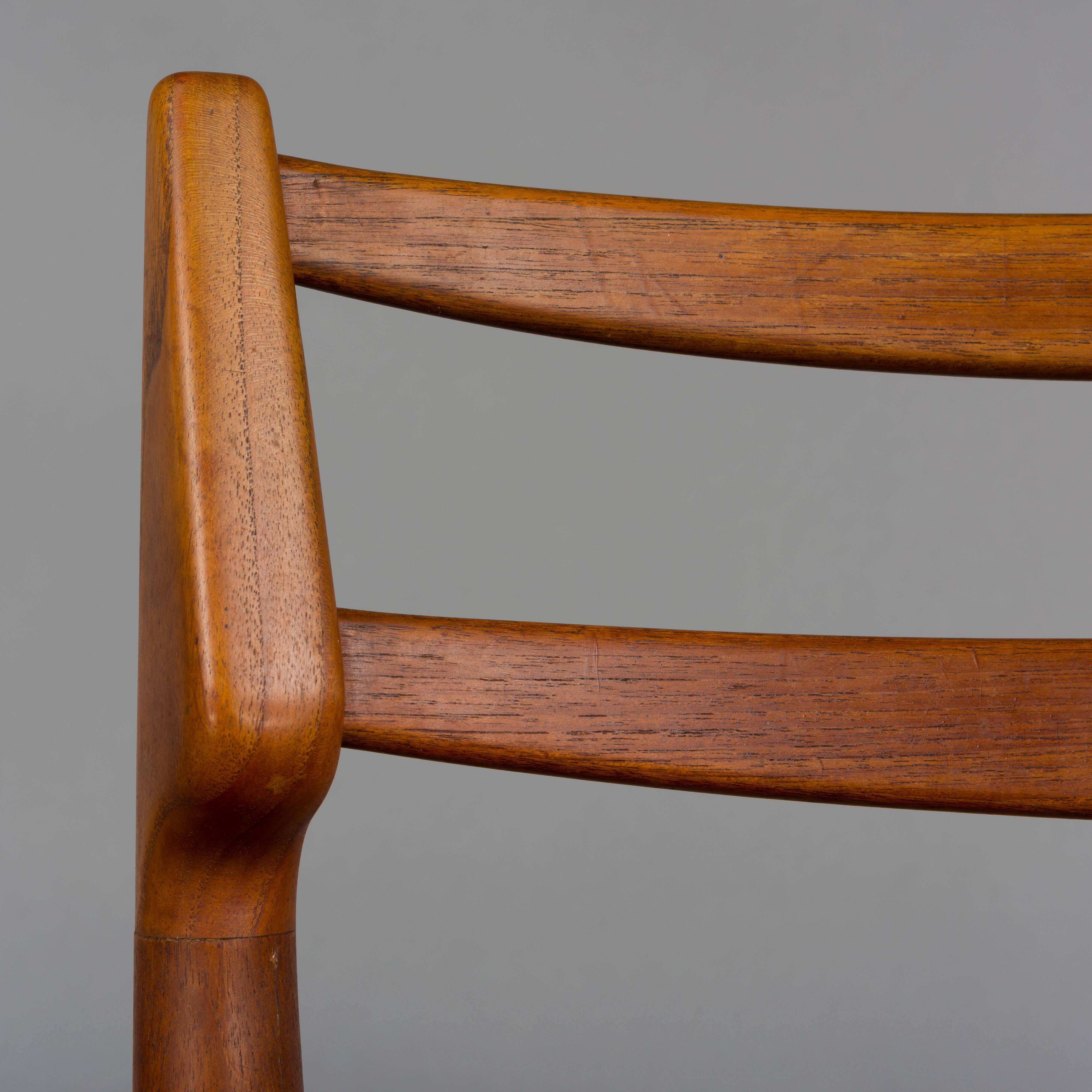 Mid-century Danish teak chairs from the 1960s