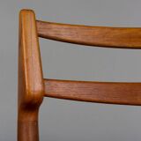 Mid-Century Danish Teak Chairs, 1960s, Set of 3