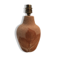 Stoneware lamp foot "herbarium" or "Guarrigue"