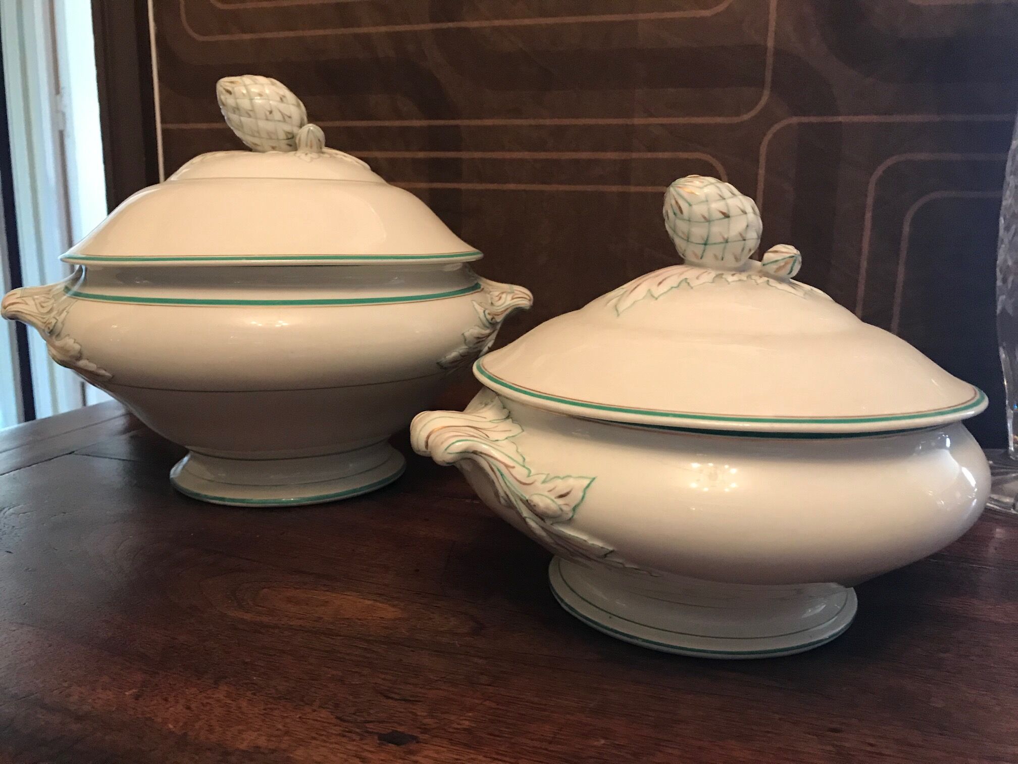 Antique Pillivuyt soup tureens
