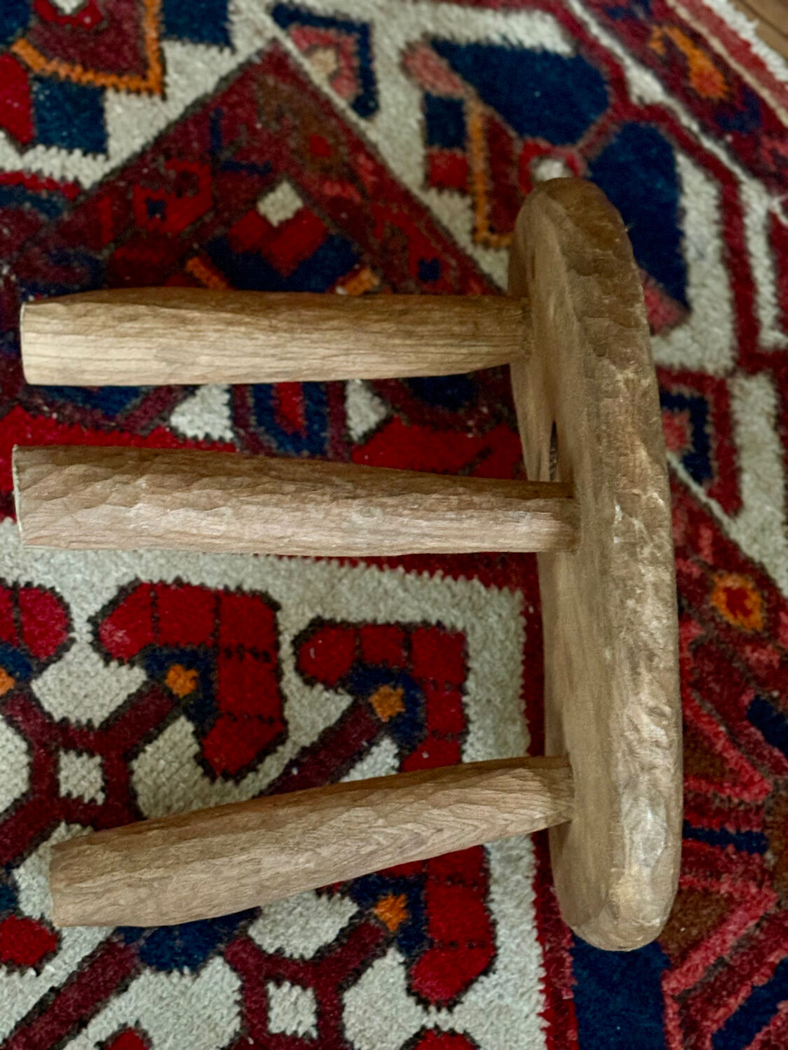 Brutalist tripod stool