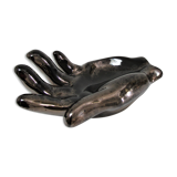 Empty pocket hand ceramic black design 60s