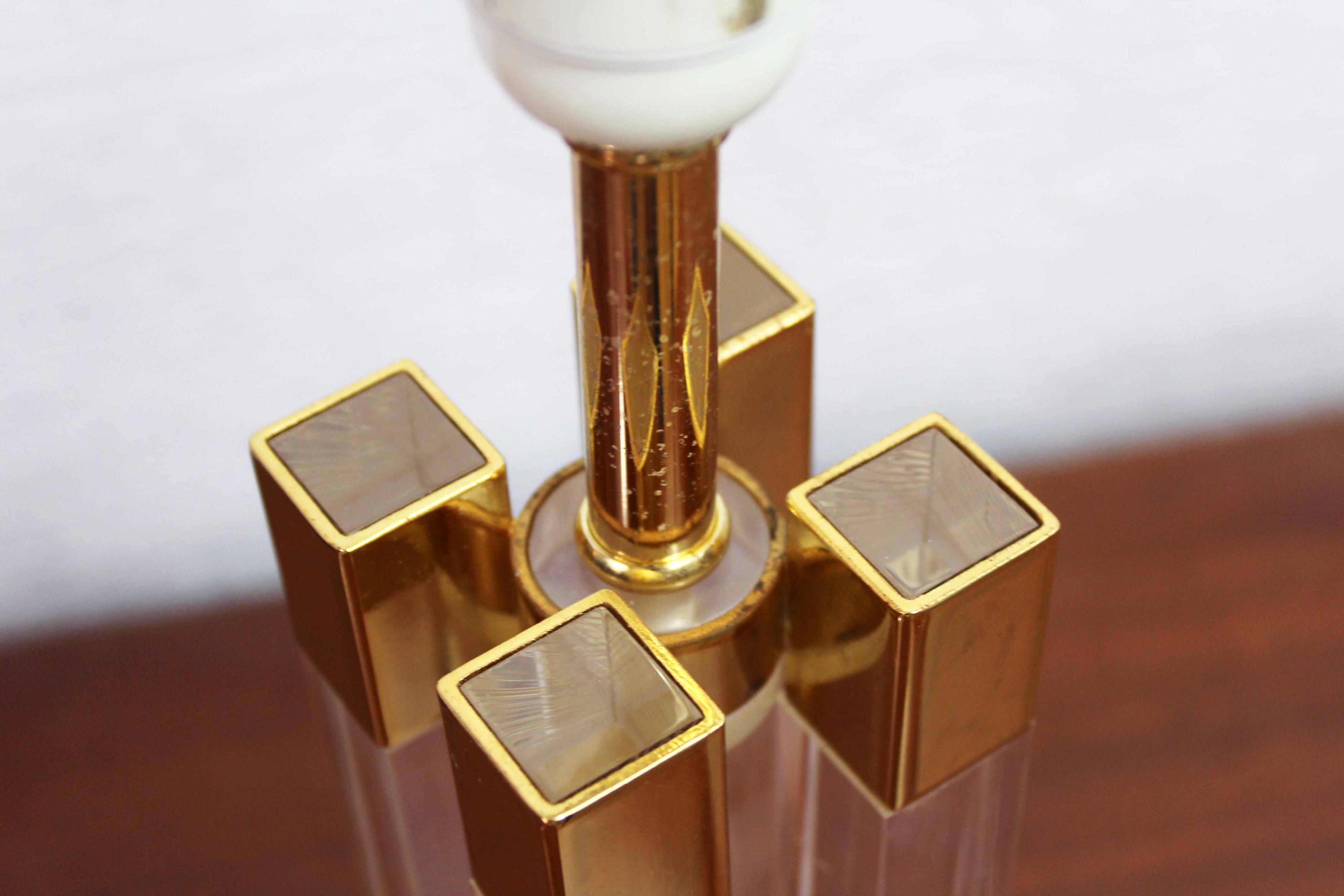 Regence style table lamp faschian design 1970