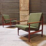 Pair of armchairs by Frantisek Jirak for TON Bystřice (Thonet)