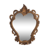 Small mirror with gold molding