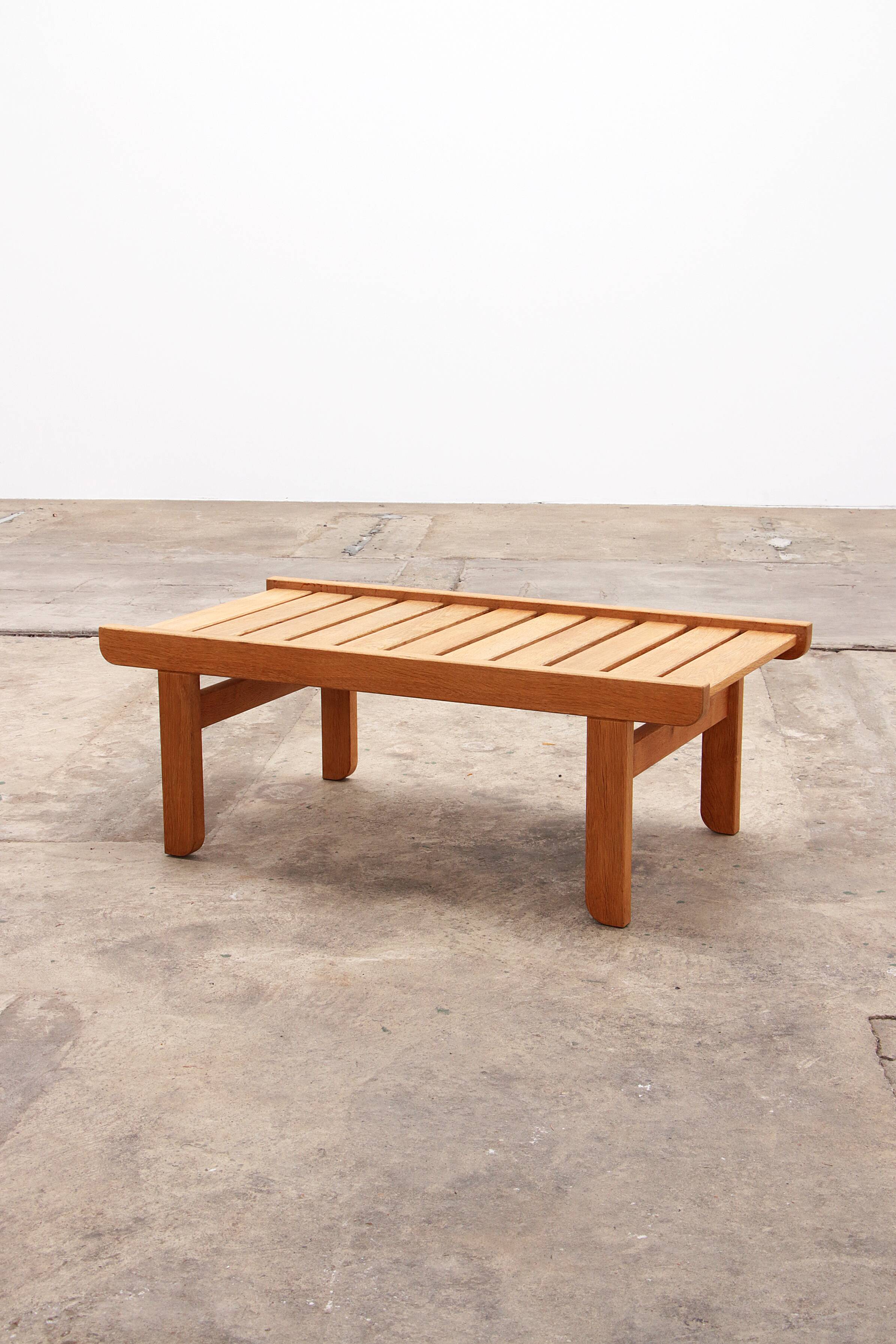 Bernt Petersen for Niels Eilersen bench made of oak, 1960