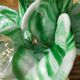 Handcrafted candle holder in Murano glass, unique piece