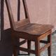 Lorraine chair in wood, 18th century.