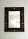 Palladio mirror Italy 1968, aged glass, sculptural decorative frame