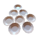 Lot de huit assiettes roses  en digoin sarreguemines