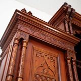 Armoire éclectique en chêne, design allemand, entre-deux-guerres, production : Allemagne