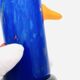 Vase Sculpture Otmar Alt Rosenthal Studio Line Glass Cobalt Signed 16cm
