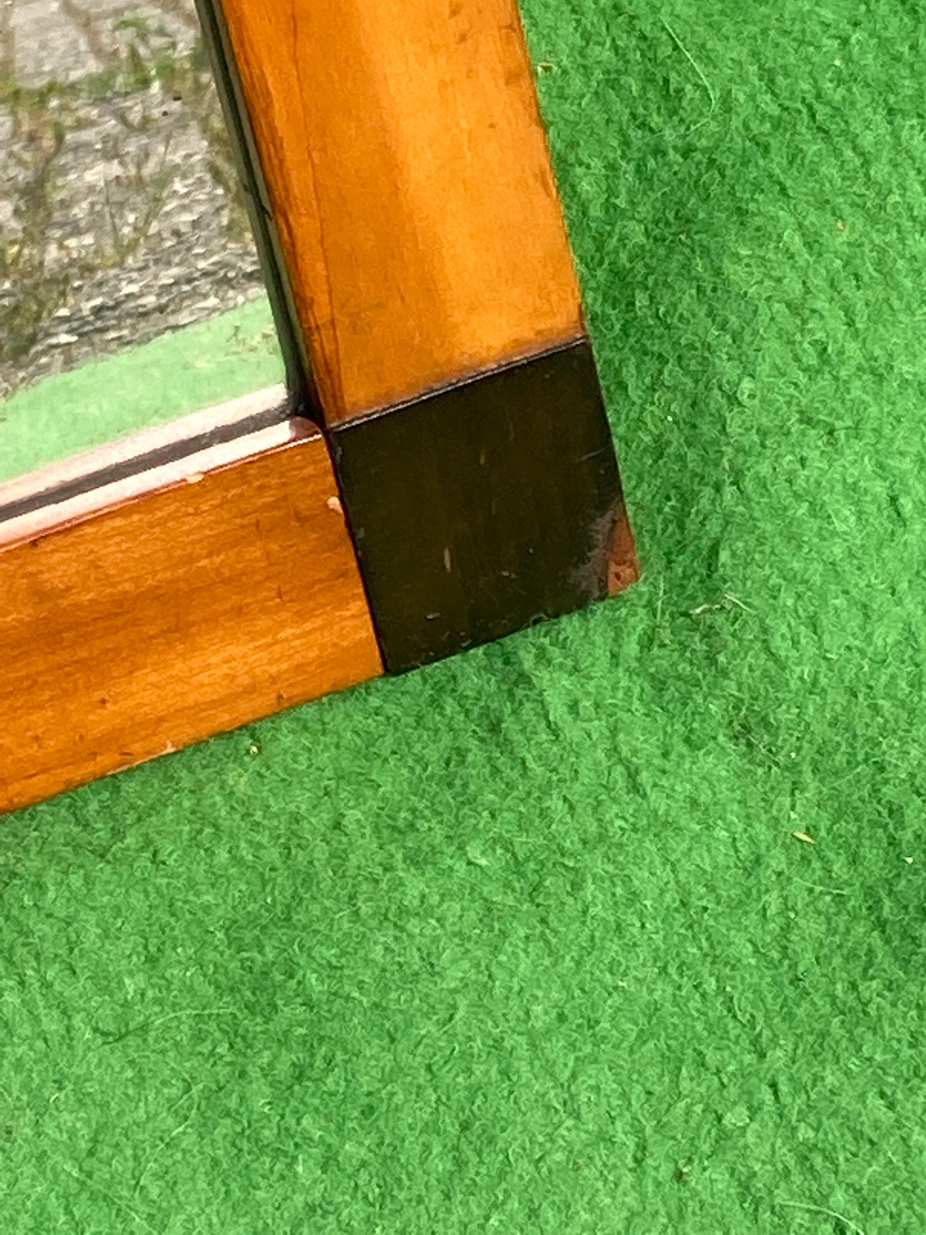 Dutch Art deco distressed mirror