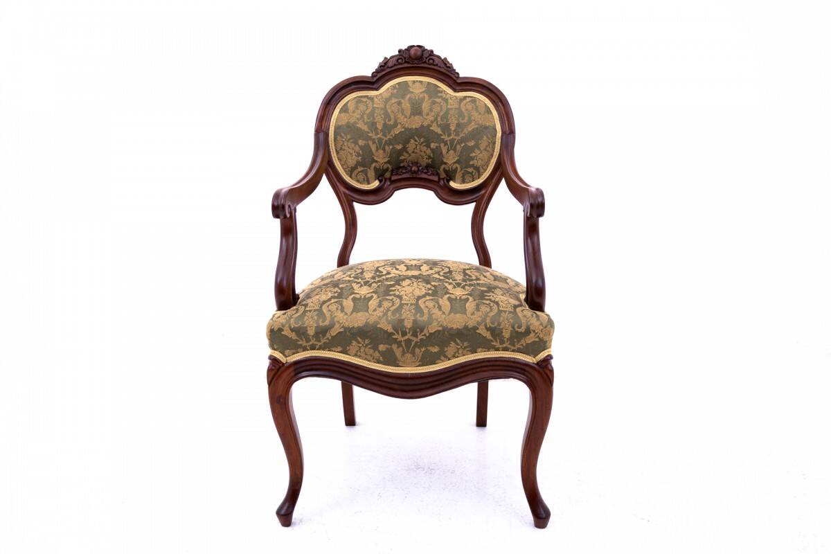 Antique armchair from around 1880, France. After renovation.