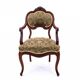 Antique armchair from around 1880, France. After renovation.