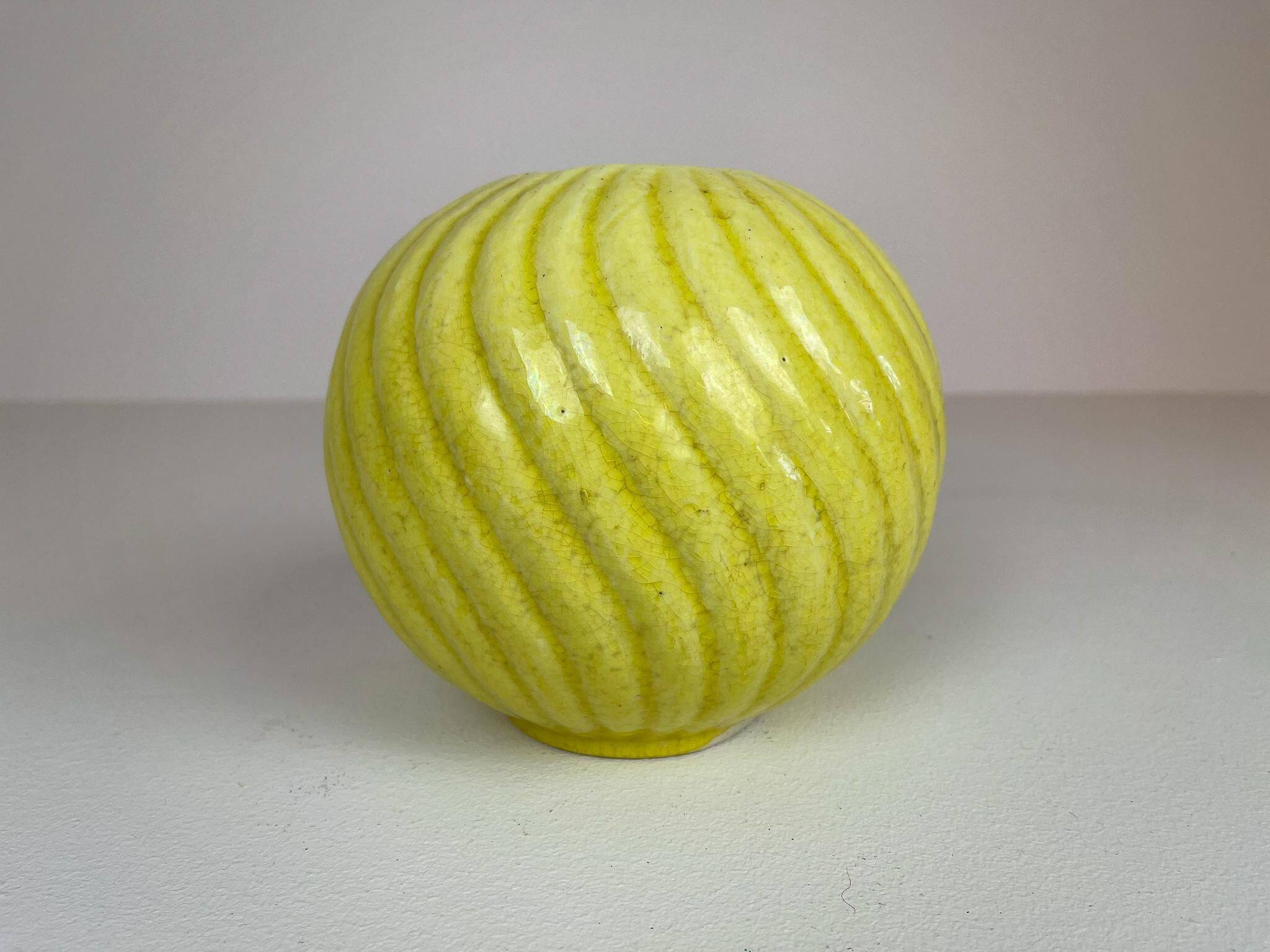 Rare pair of mid-century modern vases by Gunnar Nylund, Rörstrand, Sweden, 1940s.