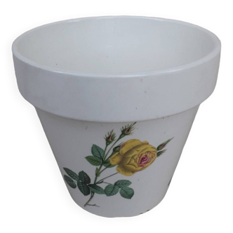 Earthenware flower pot cover