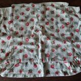 Vintage cushion cover floral cotton fabric 60 x 65 cm