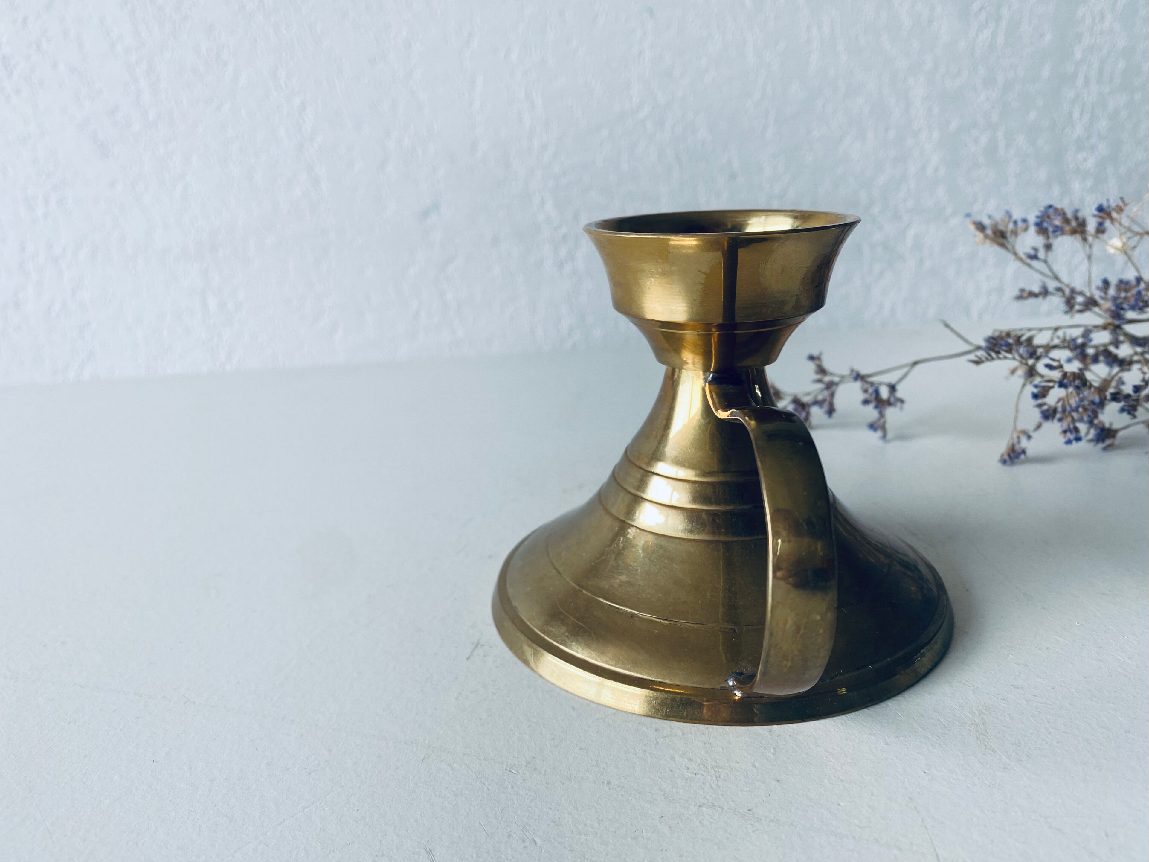 Brass candle holder
