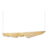 Mediterranean dimmable pendant light, large model, brushed brass