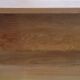 Double wall shelf in solid blond oak from the 1950s
