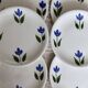 6 antique dessert plates, Françoise model – Sarreguemines Digoin