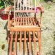 Chaise longue en bois