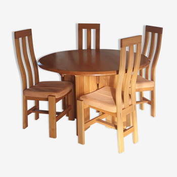 Table de salle à manger et 4 chaises - Regain