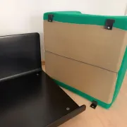 Modular green Orbis sofa ensemble by Luigi Colani for COR, Germany, 1970, set of 8