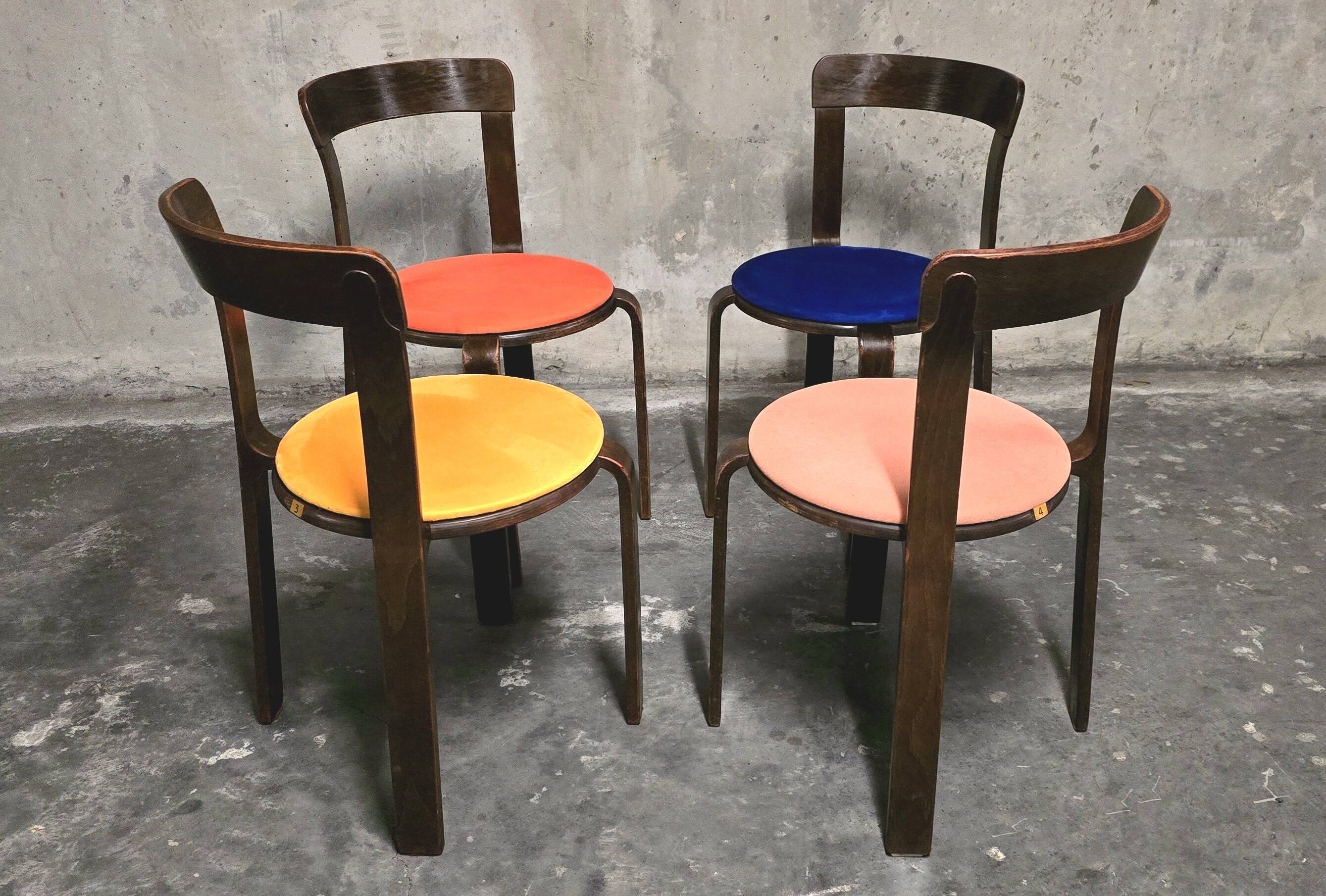 Bruno Rey (1935) - Set of 4 chairs, 1st edition - 1960 Dietiker