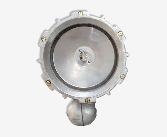 Lampe d'atelier Jielde deux bras patine graphite