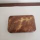 Old brown alabaster box