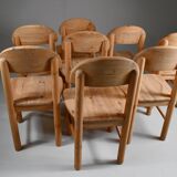 Set of 8 dining chairs by Rainer Daumiller. Denmark, 1970s.