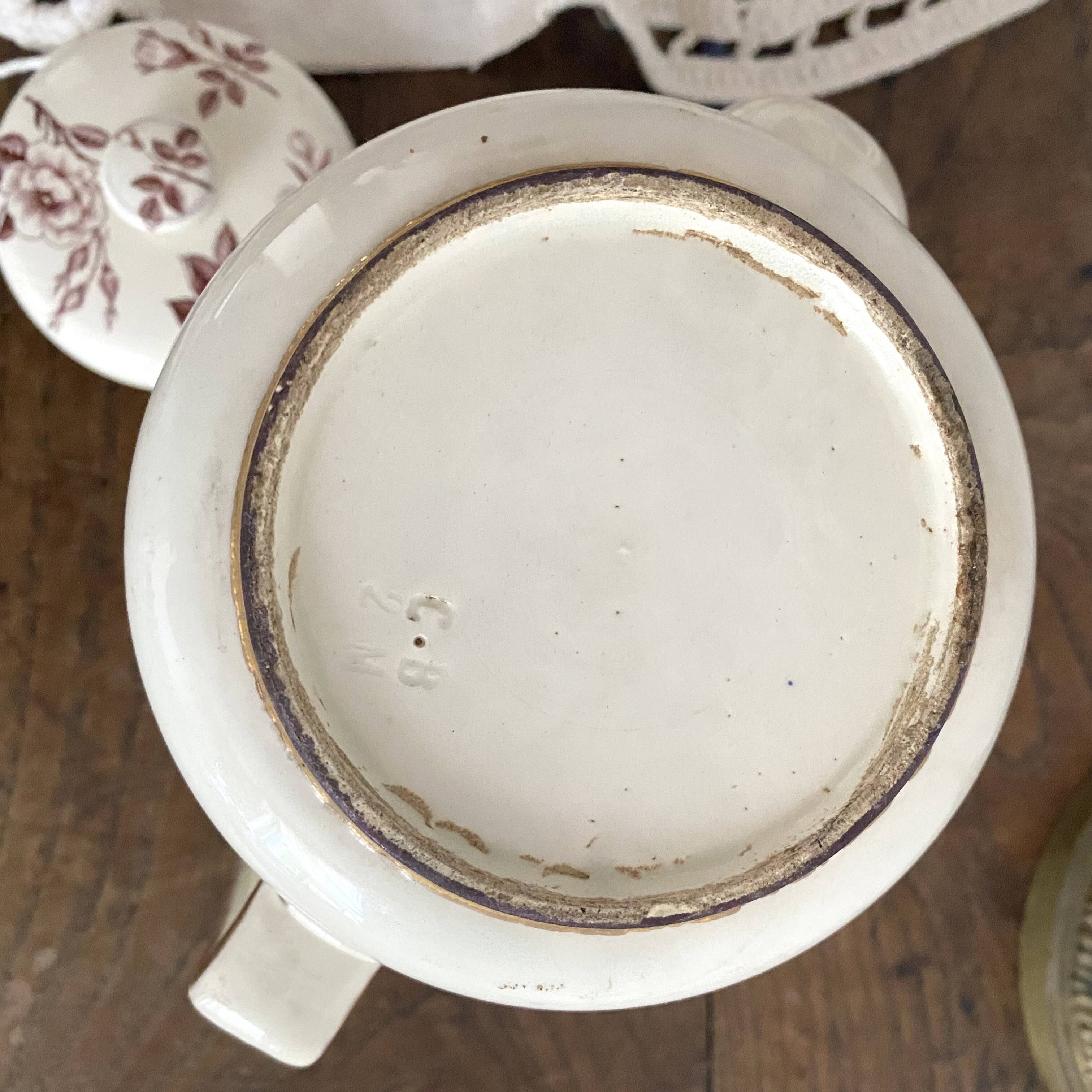 Antique ironstone teapot