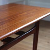 Vintage Scandinavian teak coffee table Trioh 1960s